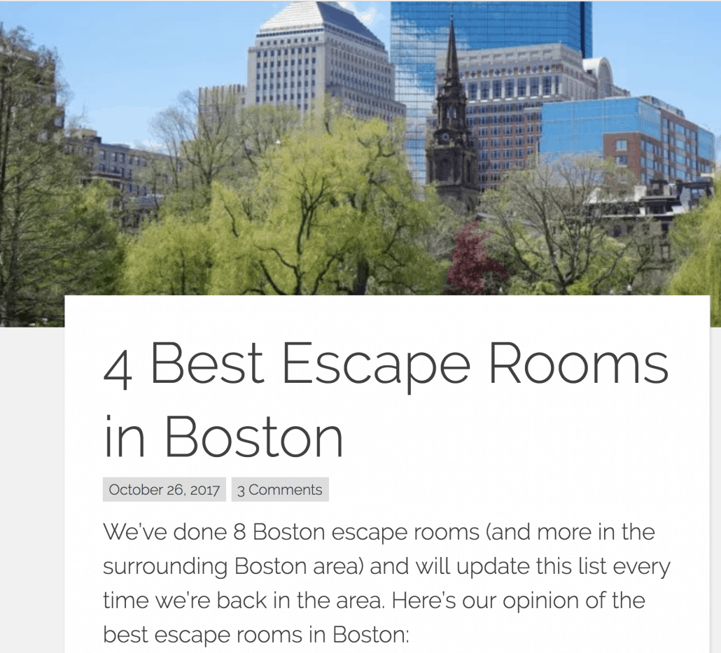 10 Best Escape Rooms in Boston