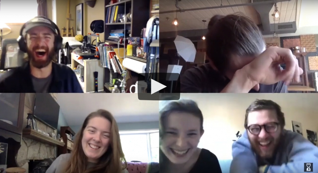 Link to Virtual Trappy Hour video
A photo of a team laughing during a Virtual Trappy Hour.

Have fun with your coworkers.