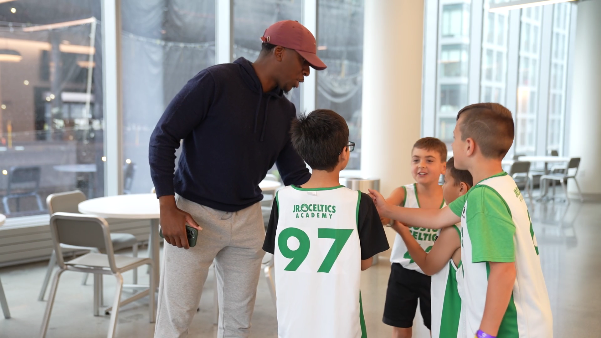 Jr. Celtics Academy Mobile escape game Trapology Boston